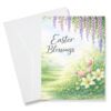Easter Cards with Envelopes, 5x7 Inch Folded Spring Greeting Card Set, 350gsm Premium Paper, 8 Pack for Friends, Family and Loved Ones