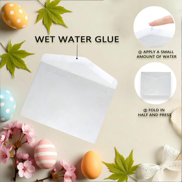 Easter Cards with Envelopes, 5x7 Inch Folded Spring Greeting Card Set, 350gsm Premium Paper, 8 Pack for Friends, Family and Loved Ones