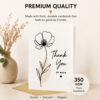 Thank You Cards Bulk with Envelopes, 18 Count 5x7 Inch Modern Thank You Note Cards Set, Printed on 350gsm Thick Cardstock, Blank All Occasion Greeting Cards for Weddings, Small Business, Baby Shower, Teachers and Friends